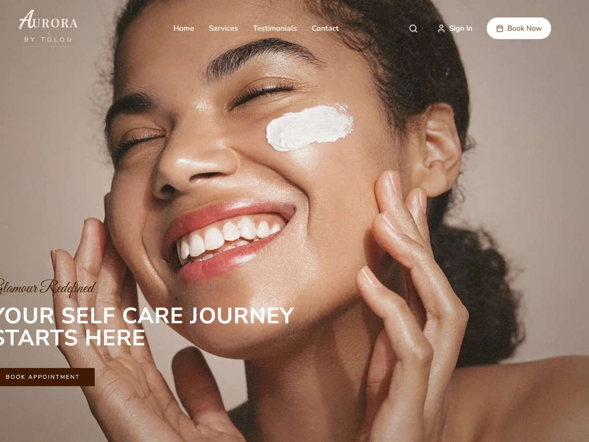 Aurora Beauty Salon – Beautywebsite & lokale vindbaarheid